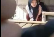 Bocil Pramuka Jilbab Hitam Henjut Direkam Teman SMP 2